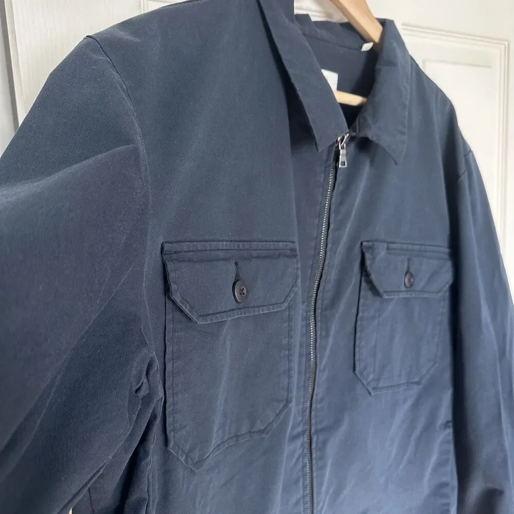 AG Adriano Goldschmied Axle Shop Jacket Men’s XL Navy Blue Rare Style 4381CRT